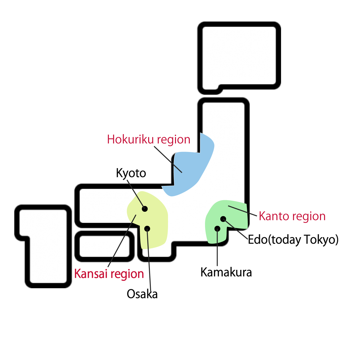 japanese map